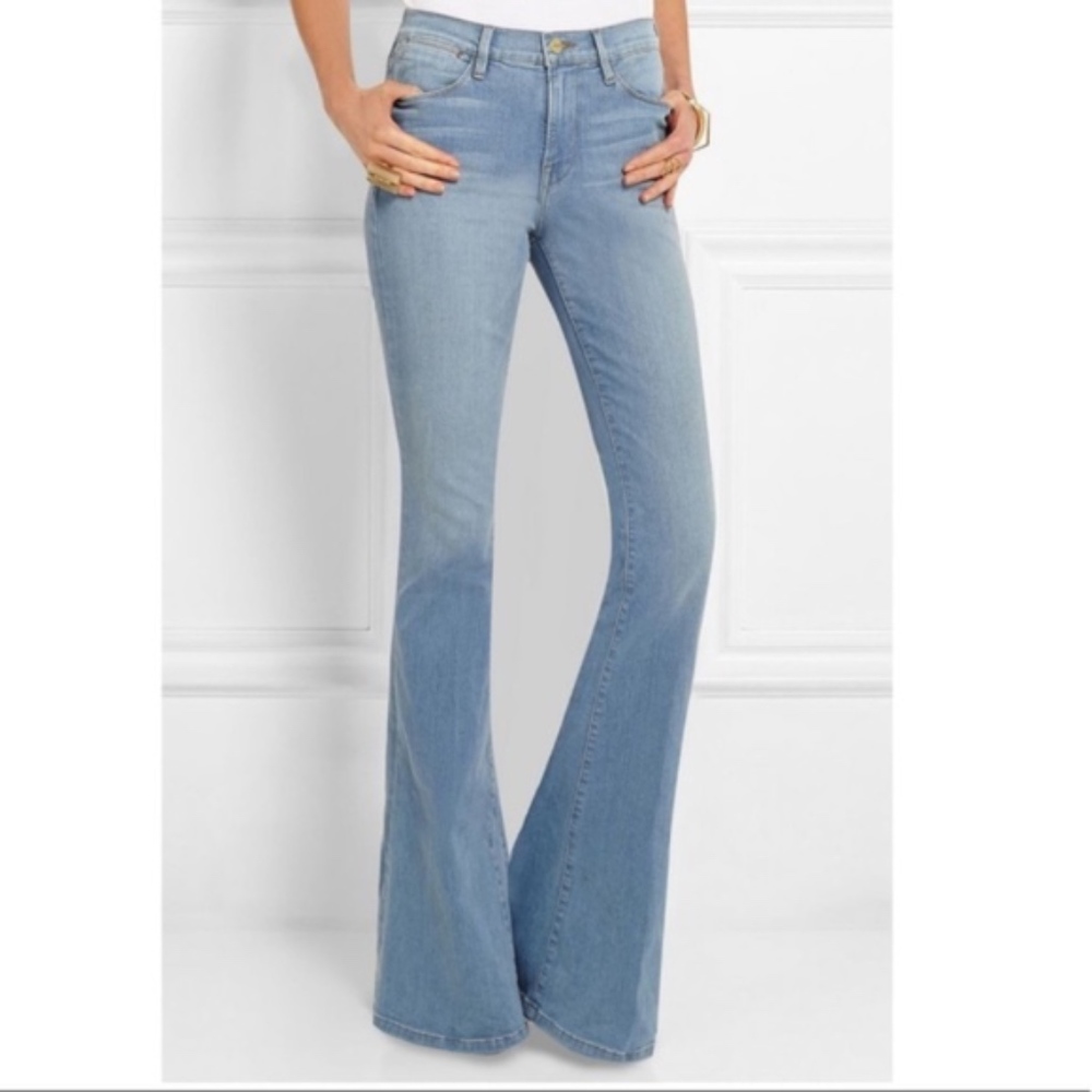 FRAME Le High Flare Jeans Lovella Wash